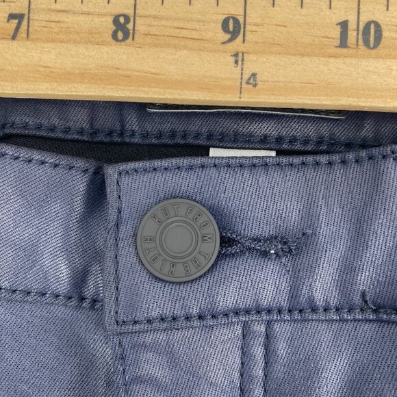 Kut From The Kloth Size 14 High Rise Mia Fab Ab Toothpick Jeans Nightfall Coated - Picture 5 of 11